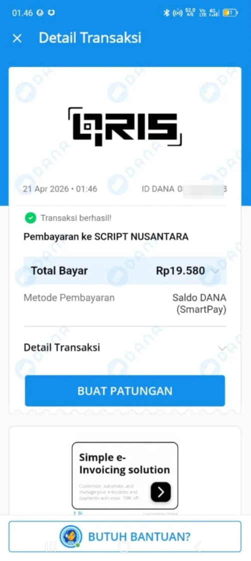 Bukti Transfer Customer 6