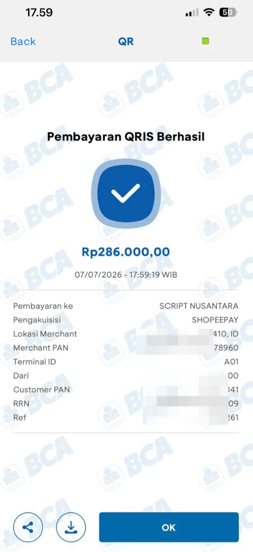 Bukti Transfer Customer 4